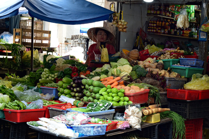 Essen besorgt man sich am Strassenrand